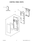 Diagram for 02 - Control Panel Parts