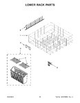 Diagram for 11 - Lower Rack Parts