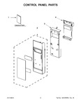 Diagram for 02 - Control Panel Parts