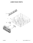 Diagram for 11 - Lower Rack Parts