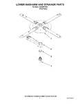 Diagram for 11 - Lower Washarm And Strainer Parts