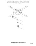 Diagram for 11 - Lower Washarm And Strainer Parts