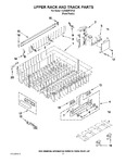 Diagram for 09 - Upper Rack And Track Parts