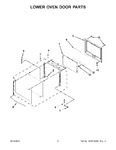 Diagram for 04 - Lower Oven Door Parts