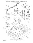 Diagram for 02 - Burner Box, Gas Valves, And Switches