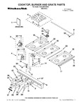 Diagram for 01 - Cooktop, Burner And Grate Parts