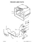 Diagram for 03 - Freezer Liner Parts