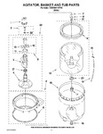 Diagram for 03 - Agitator, Basket And Tub Parts