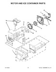 Diagram for 10 - Motor And Ice Container Parts