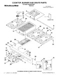 Diagram for 01 - Cooktop, Burner And Grate Parts