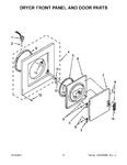 Diagram for 03 - Dryer Front Panel And Door Parts