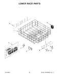 Diagram for 11 - Lower Rack Parts