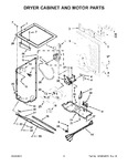 Diagram for 04 - Dryer Cabinet And Motor Parts