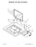 Diagram for 07 - Washer Top And Lid Parts