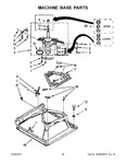 Diagram for 11 - Machine Base Parts