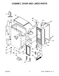 Diagram for 02 - Cabinet, Door And Liner Parts