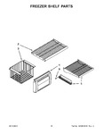 Diagram for 09 - Freezer Shelf Parts