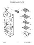 Diagram for 05 - Freezer Liner Parts