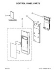 Diagram for 02 - Control Panel Parts