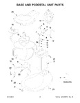 Diagram for 03 - Base And Pedestal Unit Parts