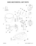 Diagram for 05 - Base And Pedestal Unit Parts