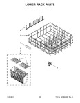 Diagram for 11 - Lower Rack Parts