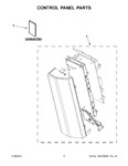 Diagram for 02 - Control Panel Parts