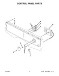 Diagram for 03 - Control Panel Parts