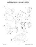 Diagram for 05 - Base And Pedestal Unit Parts