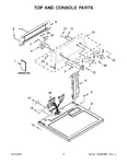 Diagram for 02 - Top And Console Parts