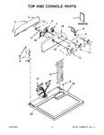 Diagram for 02 - Top And Console Parts