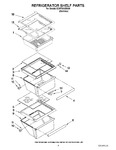 Diagram for 03 - Refrigerator Shelf Parts