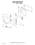 Diagram for 02 - Oven Door Parts