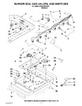 Diagram for 02 - Burner Box, Gas Valves, And Switches