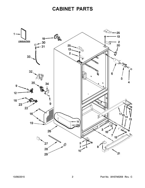 Whirlpool WRF560SEYM04 Parts List | Coast Appliance Parts