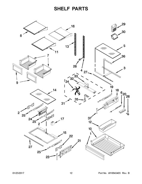 Whirlpool 5KSM70SHXEPP0 Parts List