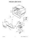 Diagram for 04 - Freezer Liner Parts