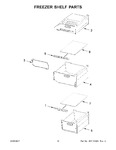 Diagram for 07 - Freezer Shelf Parts