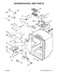 Diagram for 03 - Refrigerator Liner Parts