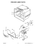 Diagram for 04 - Freezer Liner Parts