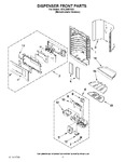 Diagram for 08 - Dispenser Front Parts