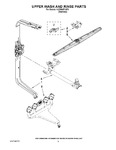 Diagram for 07 - Upper Wash And Rinse Parts