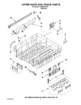 Diagram for 09 - Upper Rack And Track Parts