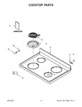 Diagram for 02 - Cooktop Parts