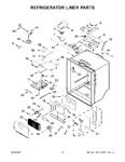 Diagram for 03 - Refrigerator Liner Parts