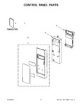 Diagram for 02 - Control Panel Parts