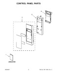 Diagram for 02 - Control Panel Parts