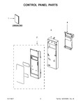 Diagram for 02 - Control Panel Parts