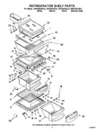 Diagram for 04 - Refrigerator Shelf Parts