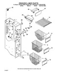 Diagram for 05 - Freezer Liner Parts